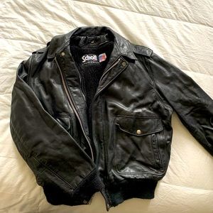 Schott Men’s Vintage Leather Jacket